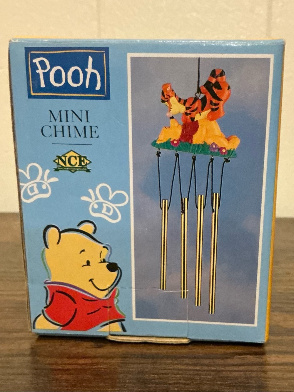A new vintage 1997 Disney Winnie the Pooh and Tigger NCE mini wind chime